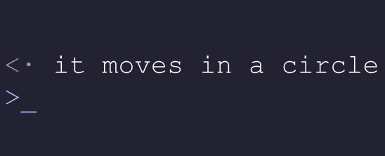 itmovesinacircle